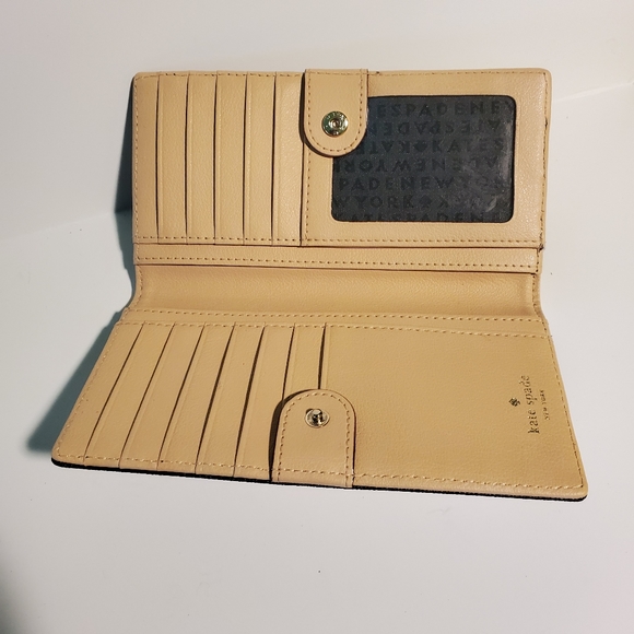 SOLD Kate Spade Bifold Striped Wallet - Picture 2 of 5